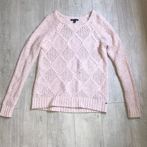 pink sweater